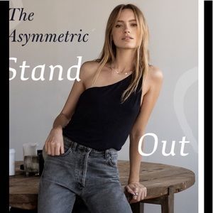 Velvet by Spencer & Graham One Shoulder Tank